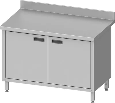 Produktbild von Arbeitsschrank ECO mit Flügeltüren 1200x700x850 mm, mit Aufkantung