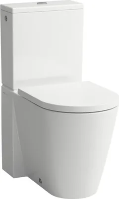 Produktbild von Laufen Kartell Stand-Tiefspül-WC 82433.7 für aufges.SPK, Abg. vario, weiß, 1 Stk.