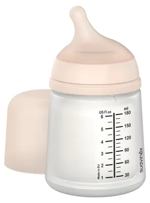 Produktbild von Suavinex 3188415 Zero.zero PP Bottle 180ML Baby-Flasche + Sauger, 180ml Fassungsvermögen, -frei
