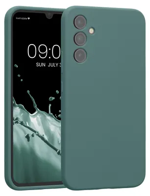 Produktbild von kwmobile Hülle kompatibel mit Samsung Galaxy A34 5G - Hülle Silikon gummiert - Handyhülle - Handy Case in Arctic Night