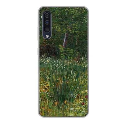 Produktbild von MuchoWow® Handyhülle Schutzhülle Hülle für Samsung Galaxy A50 Asnières - Vincent van Gogh Silikon Softcase Handy Hülle - Mobiltelefonhülle