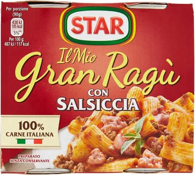 Produktbild von 3x Star Il mio Gran ragù 'Con Salsiccia', 2 x 180g