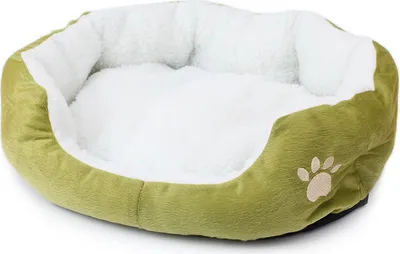 Produktbild von 50x40cm Katzenbett Katzenkissen Katzensofa Katzenkorb Katzendecke, Hundebett Katzenbett Hundekorb für Hunde und Katzen, grün, 50 cm, 40 cm