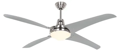 Immagine prodotto di Ventilatore da soffitto con luce e telecomando Mirage Cromo / Argento 142 cm