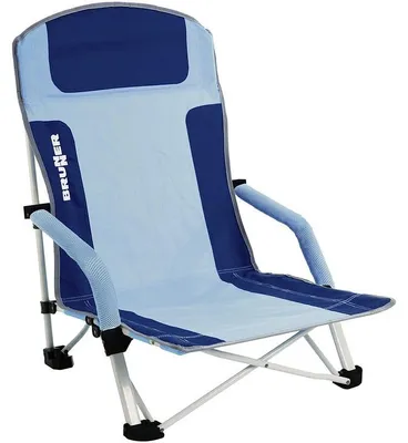 Image de Chaise de plage BRUNNER Bula bleu/bleu clair