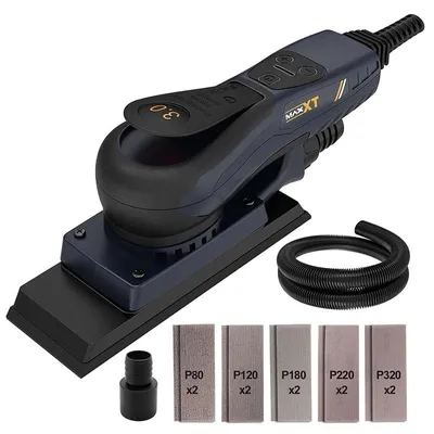 Obrázek produktu pro Elektrická oscilační bruska – leštička pro automobily a podlahy, 220V – 350W, bezuhlíková, 1200 ot./min, rozměry 35 x 13 x 18 cm, hmotnost 4 kg