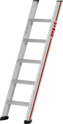 Immagine prodotto di Hymer Stufenanlegeleiter 5 Stufen (breite Stufen, D-Holm, Arbeitshähe ca. 1,95m)
