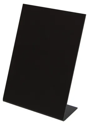 Produktbild von 36x Tisch-Kreidetafeln PVC schwarz ca. 14.8x21cm DIN A5