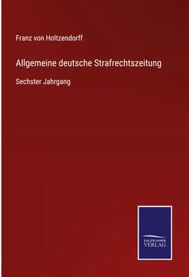 Produktbild von Allgemeine deutsche Strafrechtszeitung