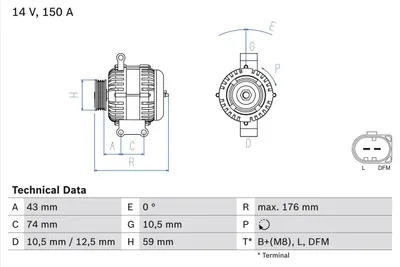 Produktbild von BOSCH 0 986 047 920 Generator x