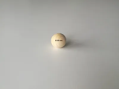 Produktbild von Holzkugeln Dekokugeln ø 30mm - 10er Set mit Bohrung
