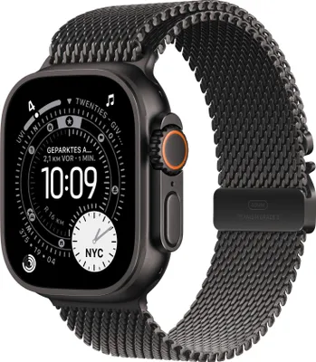 Produktbild von Apple Watch Ultra 3 49mm GPS+5G Titan Milanaise M schwarz