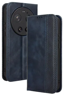 Produktbild von Xiaomi 17 Ultra Hülle - Coverup Vintage Style Klapphülle - Blau