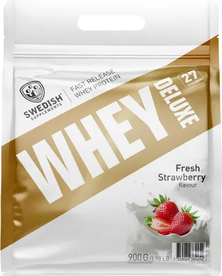 Obrázek produktu pro SWEDISH Supplements | Whey Protein Deluxe Strawberry