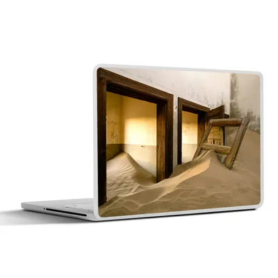 Produktbild von MuchoWow® Laptop Aufkleber Sticker Cover Sand - Architektur - Wüste - Tür 25x18 cm - Laptop-Deko