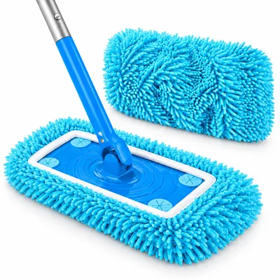 Immagine prodotto di Set di 4 copri-mop in microfibra riutilizzabili – MOPORA, Immagine generata dall'IA