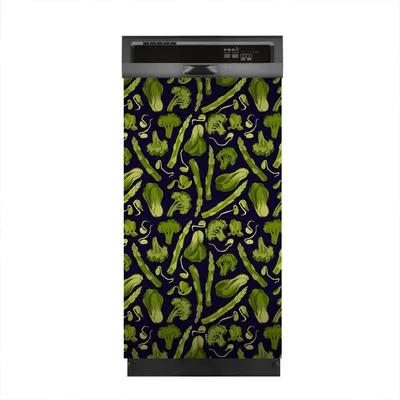 Produktbild von Magnete Dekorative 45x80 cm Küche Magnetmatte Spülmaschine - Grünes Gemüse