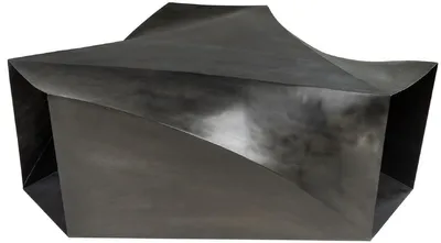 Immagine prodotto di Tavolino di design in acciaio grigio scuro Casa Padrino 107 x 120 x h. 41 cm - Tavolo da salotto - Mobili da salotto di design