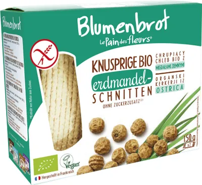 Zdjęcie produktu dla Le Pain Des Fleurs 380213, Wafle ryżowe, 150 g, Prostokąt, 395 kcal, 1666 kJ, Pudełko