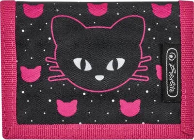 Produktbild von Herlitz Kinder Geldbörse / Geldbeutel / Portemonnaie / "Katze"