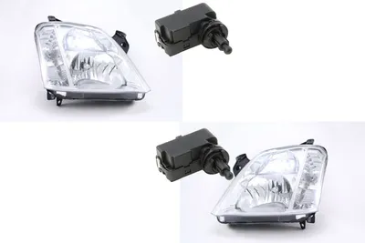 Zdjęcie produktu dla Johns, reflektory odpowiednie dla Opel Meriva A 03-10 H7 H1 Lewy Prawy z serwomotorem 1207203 1207936 1207204 5P0941295 13129840 93189095 1216153 93