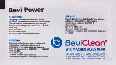 Produktbild von Reinigungsmittel, Reinigungslösung für Schankanlagen - Bevi - Power Pulver