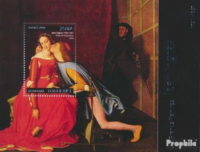 Produktbild von Briefmarken Togo 2014 Mi Block 1005 (kompl. Ausgabe) postfrisch Jean Ingres