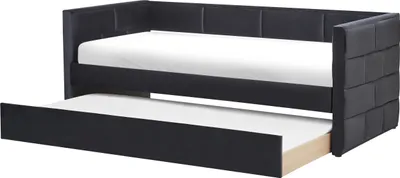 Produktbild von BELIANI Tagesbett Rosa Samtstoff mit Lattenrost 90 x 200 cm Ausziehbar Modern Glamour Ausziehbett für 2 Personen Gästezimmer Kinderzmmer Jugendzimmer