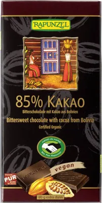 Immagine prodotto di Cioccolato fondente 85% 80g