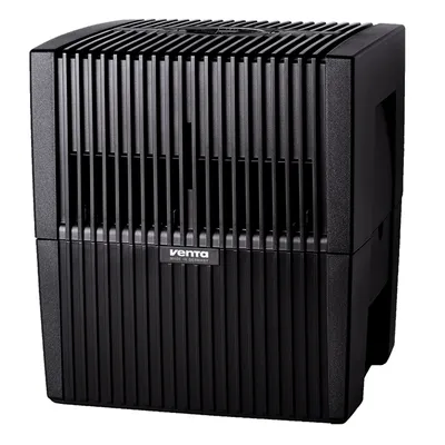 A black Venta air washer is shown against a white background.