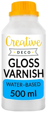 Productafbeelding van Creative Deco Professionele Acryl Glanslak, 500 ml Fles