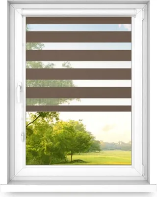 Image de time4blinds – Store Occultant sans Percage – Store Enrouleur – Adhésive, Cassette Aluminium – Noyer, 700x900, À Droite