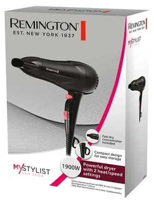 Produktbild von Remington D2000 Haartrockner Silber One Size / EU Plug 220V Silber One Size
