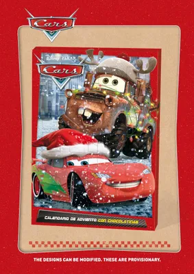 Zdjęcie produktu dla Wawi Disney Kalendarz Adwentowy Cars Czekolada Mleczna Opakowanie 75g