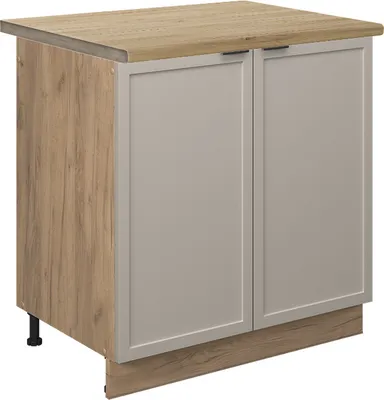 Imagen del producto de Armario bajo para fregadero Vicco Fame-Line GrisBeige 80 cm , ET Roble, Model 50317