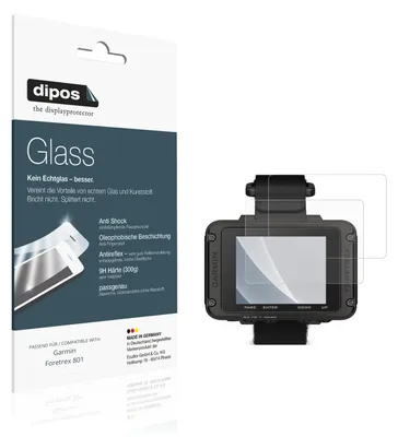 Image de 2x Protection écran pour Garmin Foretrex 801 mat Verre souple Film Protecteur 9H dipos