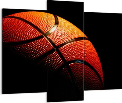 Produktbild von Bild auf Leinwand - Leinwandbild - Basketball Spiel Sport - 130x100cm - Wand Bild - Wanddeko - Leinwanddruck - Bilder - Kunstdruck - Wanddekoration - Leinwand bilder - Wandkunst - CB130x100-2225