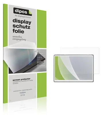 Produktbild von 2x Schutzfolie für Kadybe D115 matt Displayschutzfolie Folie Display Schutz dipos