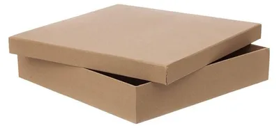 Immagine prodotto di Scatola di cartone naturale - 23,5 x 23,5 x 6,5 cm