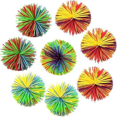 Produktbild von Weiche Regenbogen Stretchbälle aus Silikon für Stressabbau