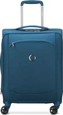 Image de DELSEY PARIS trolley Montmartre Air 2.0 Expandable 4 Double Rolls Cabin Trolley Slim Line 55 Lightblue bleu