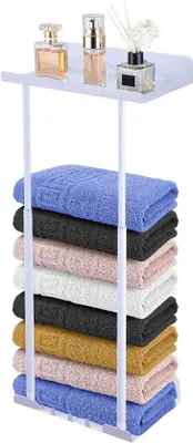 Immagine prodotto di Portasciugamani da parete 41-75 cm - Portasciugamani da bagno - Weiss