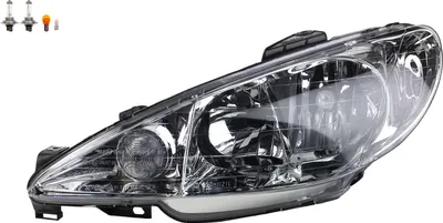 Obrázok produktu pre Johns, svetlomet vhodný pre Peugeot 206/CC 09/98- ?avý + žiarovka