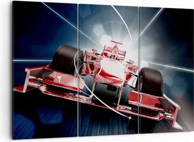 Produktbild von Bild auf Leinwand - Leinwandbild - Formel Geschwindigkeit Motor - 105x70cm - Wand Bild - Wanddeko - Leinwanddruck - Bilder - Kunstdruck - Wanddekoration - Leinwand bilder - Wandkunst - CE105x70-2677