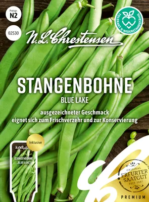 Produktbild von Stangenbohne Blue Lake | Stangenbohnensamen von N.L. Chrestensen
