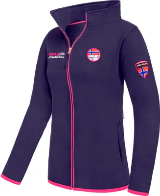 Produktbild von Nebulus Sweatjacke NORY Damen, Übergangsjacke, vielseitig, P6544 - Damen, navy-rosa, M/38