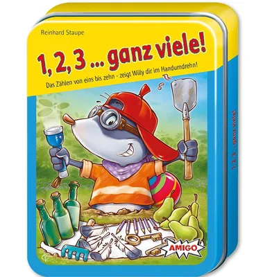 Produktbild von 1, 2, 3 ... ganz viele! Metallbox 2-4 Spieler, ab 5 Jahren (02907)