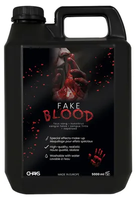 Kunstblut für Horror-Make-up, abwaschbar, 5000 ml
