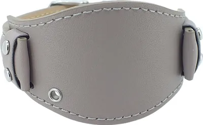 Produktbild von s.Oliver > Unterlageband 16mm grau Leder glatt gepolstert > SO-2512-LQ