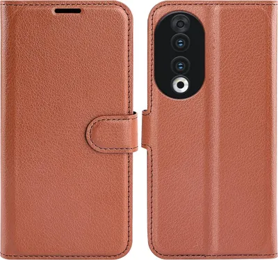 Produktbild von Honor 90 Hülle - Coverup Klapphülle - Braun